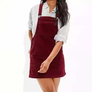 AE Corduroy Overall Mini Dress